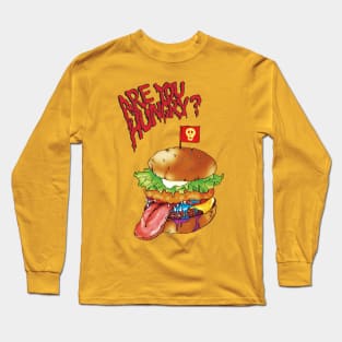 Are You Hungry? (hamburger) Long Sleeve T-Shirt